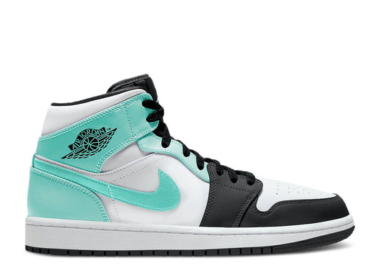 Air Jordan 1 Mid 'Island Green Igloo'