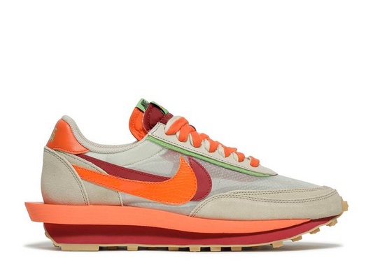 Nike x Sacai x Clot Waffle 'Net Orange Blaze'