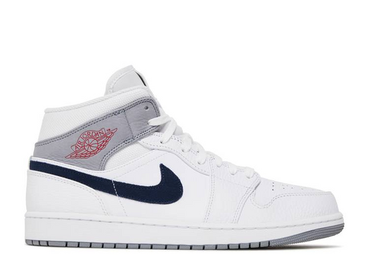 Air Jordan 1 Mid 'Paris White'