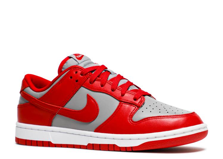 Nike Dunk Low Grey Varsity Red UNLV (2021)