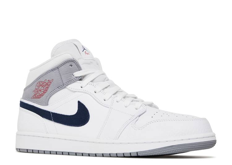 Air Jordan 1 Mid 'Paris White'