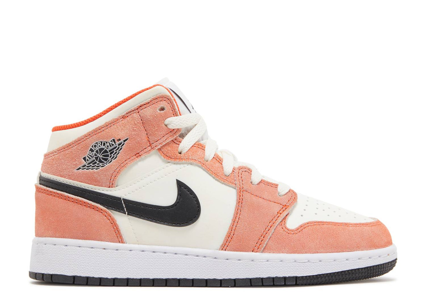 Air Jordan 1 Mid SE 'Orange Suede' (GS)