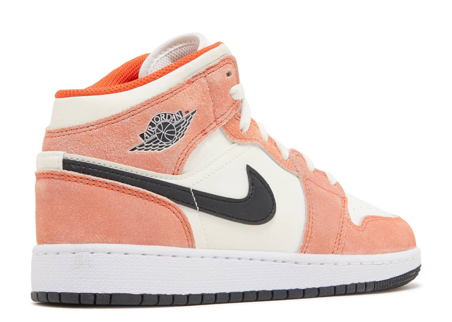 Air Jordan 1 Mid SE 'Orange Suede' (GS)