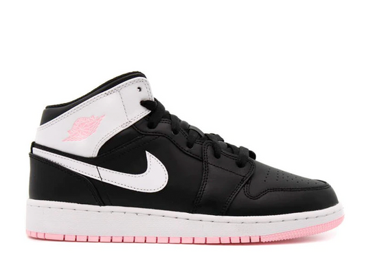 Air Jordan 1 Mid 'Black Arctic Pink' (GS)