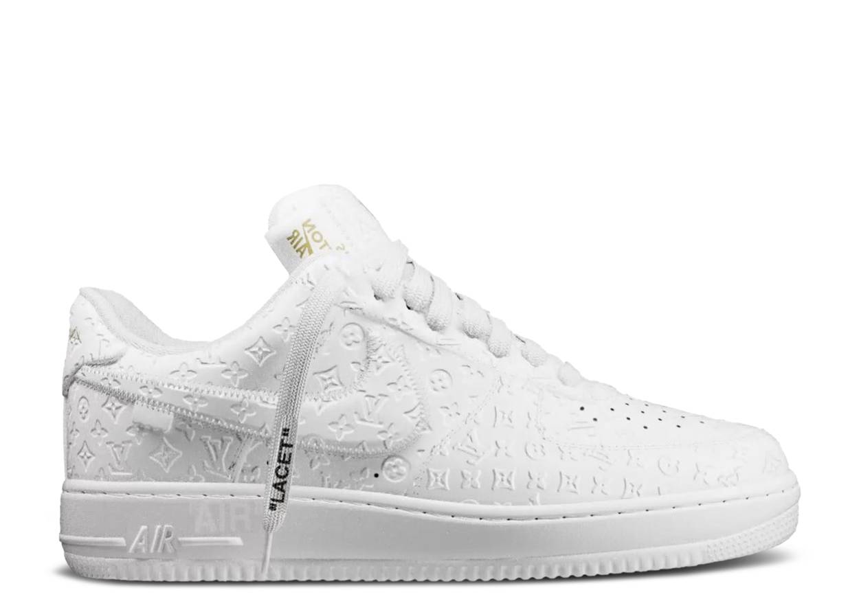 Nike Air Force 1 x Louis Vuitton 'Triple White'