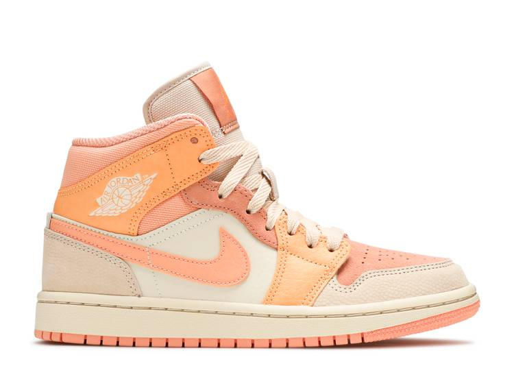 Air Jordan 1 Mid 'Apricot Orange' (W)